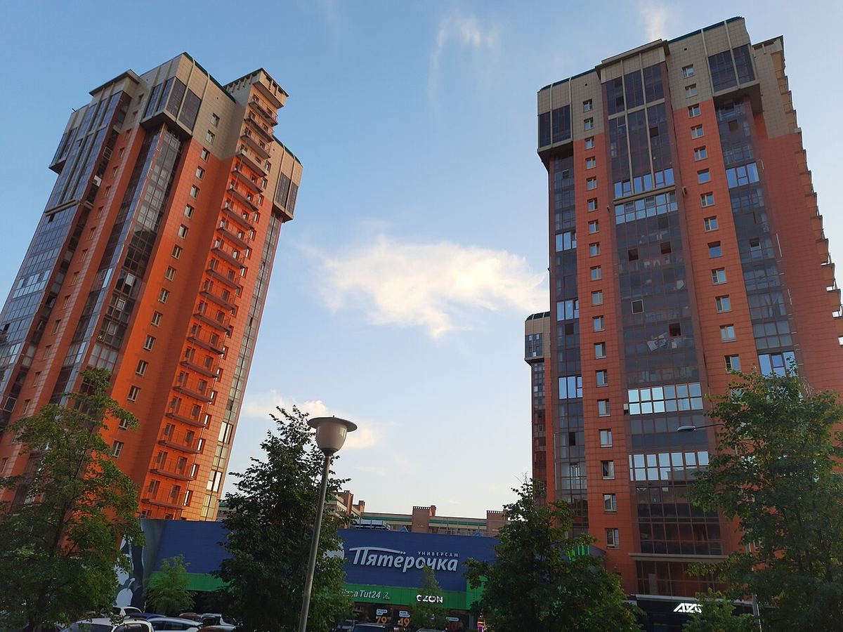 Высотные жилые дома в Красноярске